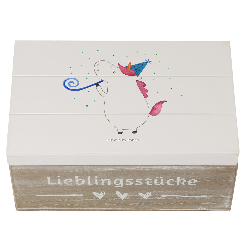 Holzkiste Einhorn Party Holzkiste, Kiste, Schatzkiste, Truhe, Schatulle, XXL, Erinnerungsbox, Erinnerungskiste, Dekokiste, Aufbewahrungsbox, Einhorn, Einhörner, Einhorn Deko, Pegasus, Unicorn, Glitzer, Konfetti, Party, Geburtstag, Feier, Fest, Alkohol, Disco, Club