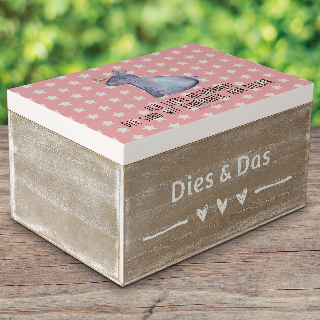 Holzkiste Einhorn Nashorn Holzkiste, Kiste, Schatzkiste, Truhe, Schatulle, XXL, Erinnerungsbox, Erinnerungskiste, Dekokiste, Aufbewahrungsbox, Einhorn, Einhörner, Einhorn Deko, Pegasus, Unicorn, Regenbogen, witzig, lustig, Zoo, Glitzer, Einhornpower, Erwachsenwerden, Nashorn, Nashörner