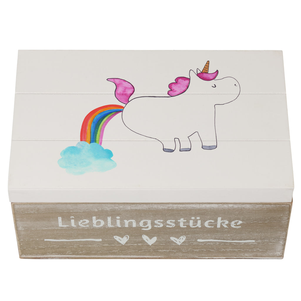 Holzkiste Einhorn Pupsend Holzkiste, Kiste, Schatzkiste, Truhe, Schatulle, XXL, Erinnerungsbox, Erinnerungskiste, Dekokiste, Aufbewahrungsbox, Einhorn, Einhörner, Einhorn Deko, Pegasus, Unicorn, Pups, Regenbogen, Glitzer, Einhornpower, Erwachsenwerden, Spaß, lustig, Freundin