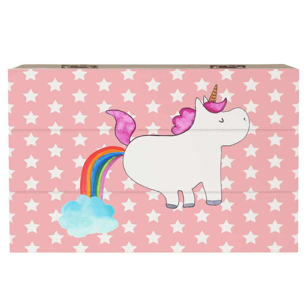 Holzkiste Einhorn Pupsend Holzkiste, Kiste, Schatzkiste, Truhe, Schatulle, XXL, Erinnerungsbox, Erinnerungskiste, Dekokiste, Aufbewahrungsbox, Einhorn, Einhörner, Einhorn Deko, Pegasus, Unicorn, Pups, Regenbogen, Glitzer, Einhornpower, Erwachsenwerden, Spaß, lustig, Freundin