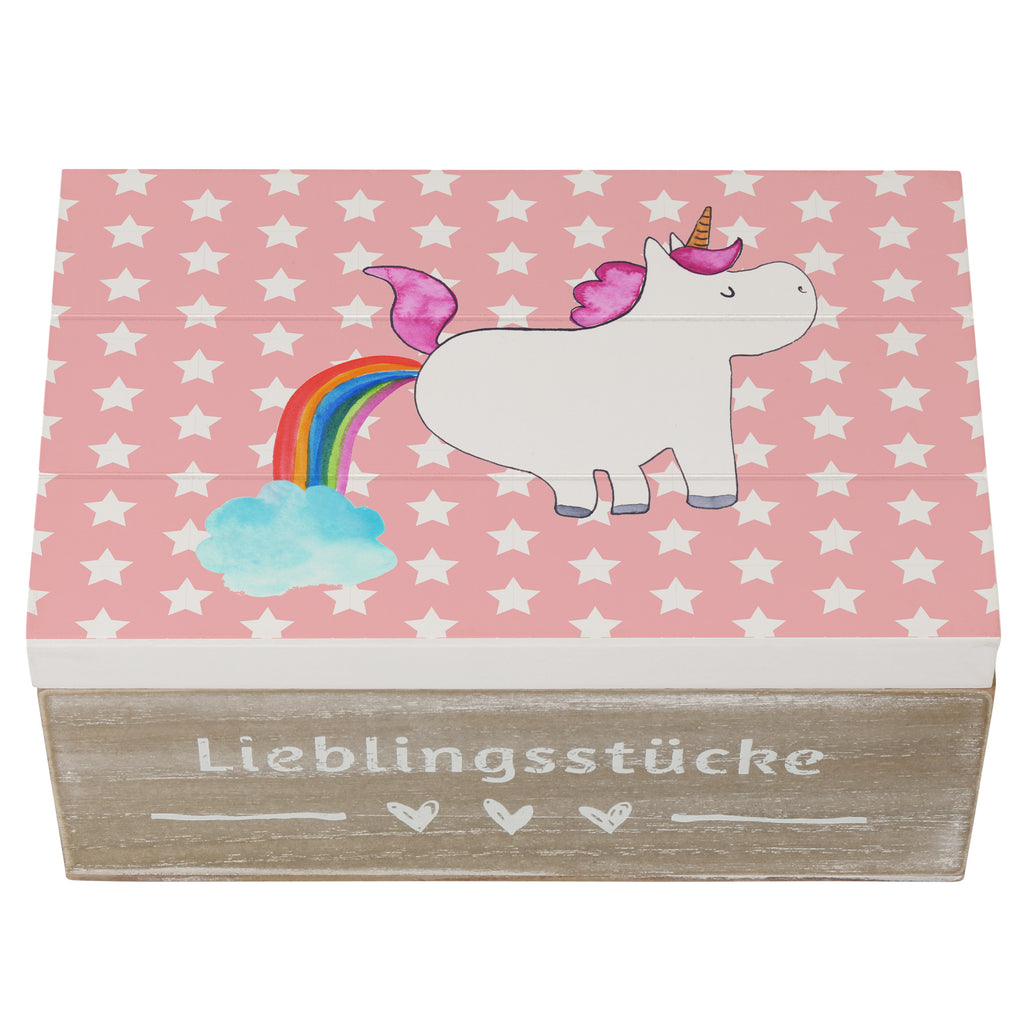 Holzkiste Einhorn Pupsend Holzkiste, Kiste, Schatzkiste, Truhe, Schatulle, XXL, Erinnerungsbox, Erinnerungskiste, Dekokiste, Aufbewahrungsbox, Einhorn, Einhörner, Einhorn Deko, Pegasus, Unicorn, Pups, Regenbogen, Glitzer, Einhornpower, Erwachsenwerden, Spaß, lustig, Freundin