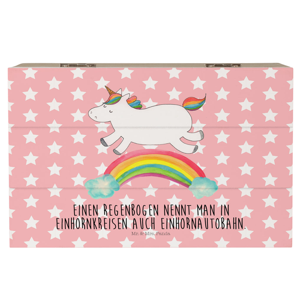 Holzkiste Einhorn Regenbogen Holzkiste, Kiste, Schatzkiste, Truhe, Schatulle, XXL, Erinnerungsbox, Erinnerungskiste, Dekokiste, Aufbewahrungsbox, Einhorn, Einhörner, Einhorn Deko, Pegasus, Unicorn, Regenbogen, Glitzer, Einhornpower, Erwachsenwerden, Einhornautobahn