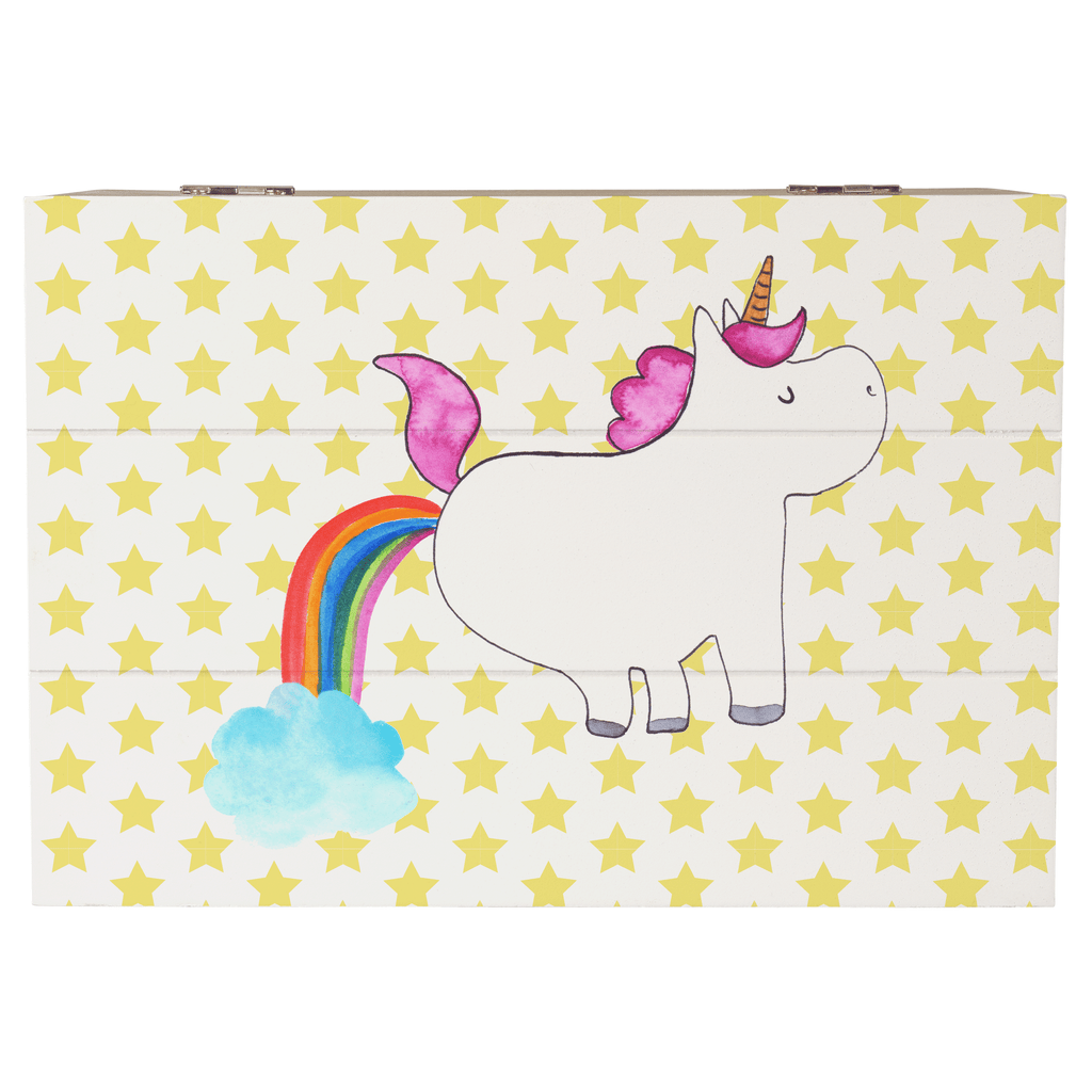 Holzkiste Einhorn Pupsend Holzkiste, Kiste, Schatzkiste, Truhe, Schatulle, XXL, Erinnerungsbox, Erinnerungskiste, Dekokiste, Aufbewahrungsbox, Einhorn, Einhörner, Einhorn Deko, Pegasus, Unicorn, Pups, Regenbogen, Glitzer, Einhornpower, Erwachsenwerden, Spaß, lustig, Freundin