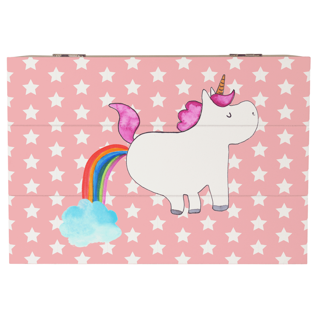 Holzkiste Einhorn Pupsend Holzkiste, Kiste, Schatzkiste, Truhe, Schatulle, XXL, Erinnerungsbox, Erinnerungskiste, Dekokiste, Aufbewahrungsbox, Einhorn, Einhörner, Einhorn Deko, Pegasus, Unicorn, Pups, Regenbogen, Glitzer, Einhornpower, Erwachsenwerden, Spaß, lustig, Freundin