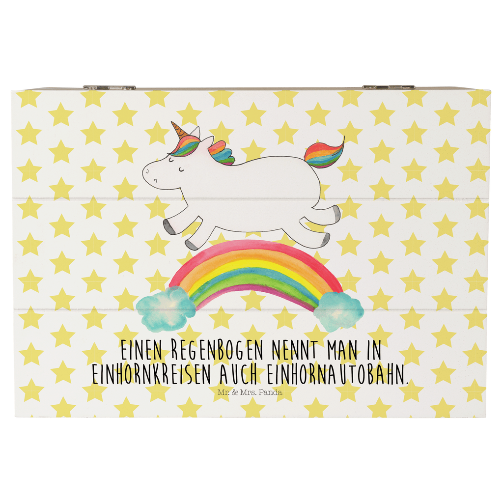 Holzkiste Einhorn Regenbogen Holzkiste, Kiste, Schatzkiste, Truhe, Schatulle, XXL, Erinnerungsbox, Erinnerungskiste, Dekokiste, Aufbewahrungsbox, Einhorn, Einhörner, Einhorn Deko, Pegasus, Unicorn, Regenbogen, Glitzer, Einhornpower, Erwachsenwerden, Einhornautobahn
