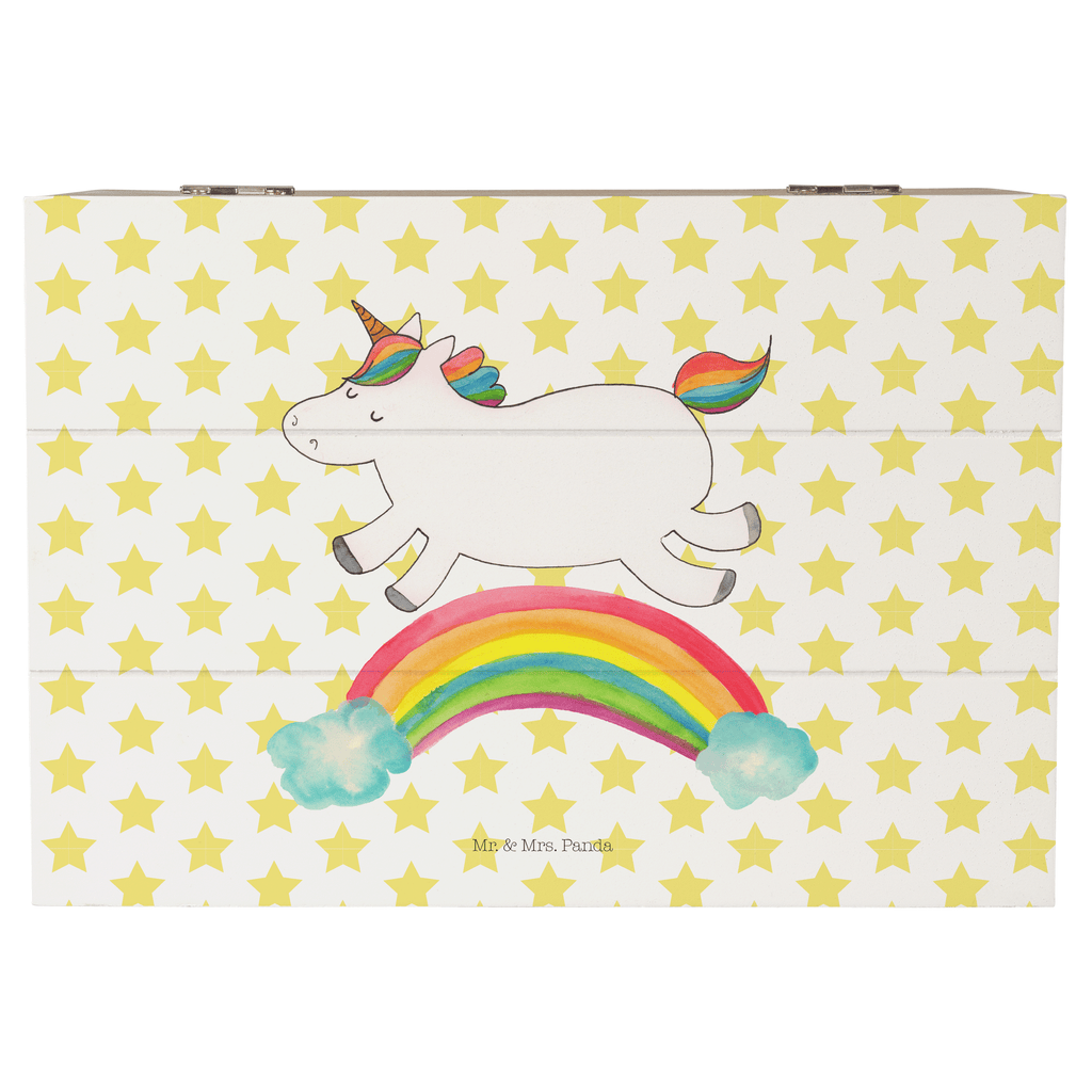 Holzkiste Einhorn Regenbogen Holzkiste, Kiste, Schatzkiste, Truhe, Schatulle, XXL, Erinnerungsbox, Erinnerungskiste, Dekokiste, Aufbewahrungsbox, Einhorn, Einhörner, Einhorn Deko, Pegasus, Unicorn, Regenbogen, Glitzer, Einhornpower, Erwachsenwerden, Einhornautobahn
