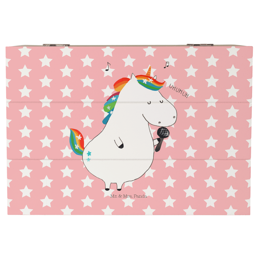 Holzkiste Einhorn Sänger Holzkiste, Kiste, Schatzkiste, Truhe, Schatulle, XXL, Erinnerungsbox, Erinnerungskiste, Dekokiste, Aufbewahrungsbox, Einhorn, Einhörner, Einhorn Deko, Pegasus, Unicorn, Glitzer, Konfetti, Party, Geburtstag, Feier, Fest, Disco, Sängerin, Sänger, Freundin