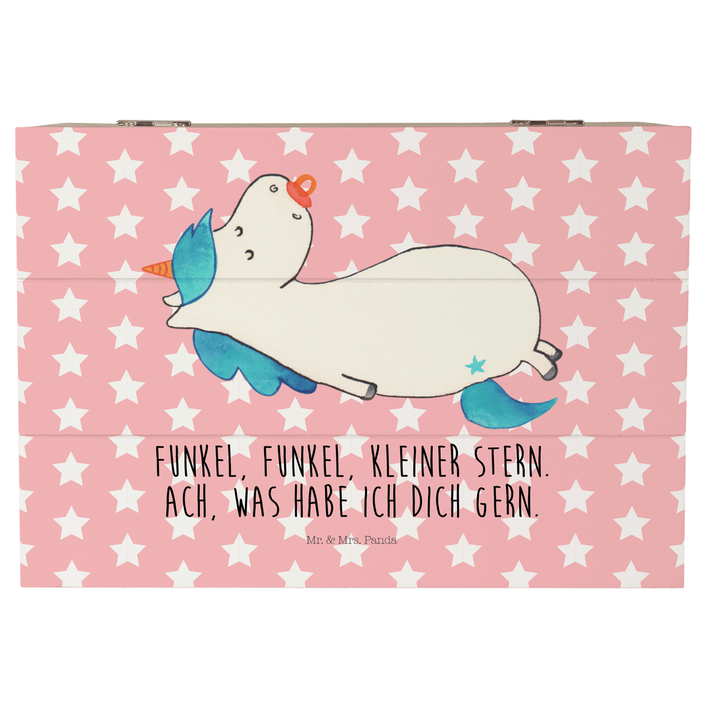 Holzkiste Einhorn Schnullie Holzkiste, Kiste, Schatzkiste, Truhe, Schatulle, XXL, Erinnerungsbox, Erinnerungskiste, Dekokiste, Aufbewahrungsbox, Einhorn, Einhörner, Einhorn Deko, Pegasus, Unicorn, Baby, Kleinkind, Geburt, Geburtstag, Säugling, Schnuller, Geschenk Geburt, Mutter, Mama