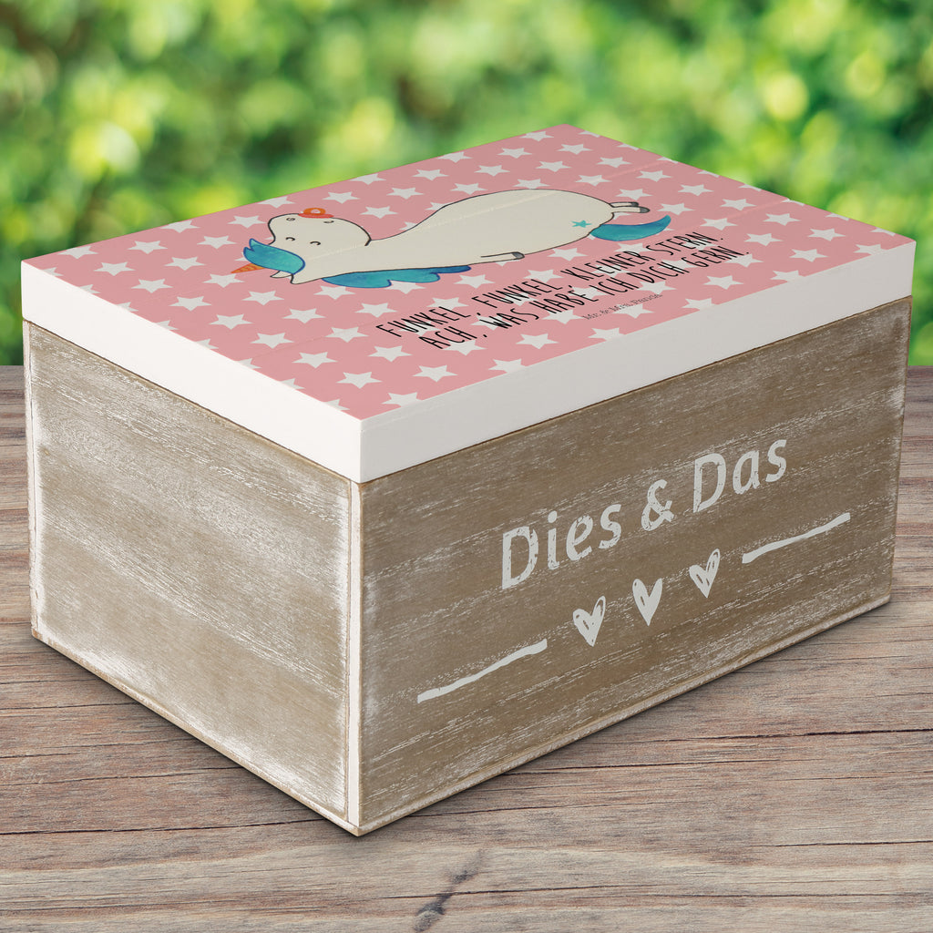 Holzkiste Einhorn Schnullie Holzkiste, Kiste, Schatzkiste, Truhe, Schatulle, XXL, Erinnerungsbox, Erinnerungskiste, Dekokiste, Aufbewahrungsbox, Einhorn, Einhörner, Einhorn Deko, Pegasus, Unicorn, Baby, Kleinkind, Geburt, Geburtstag, Säugling, Schnuller, Geschenk Geburt, Mutter, Mama