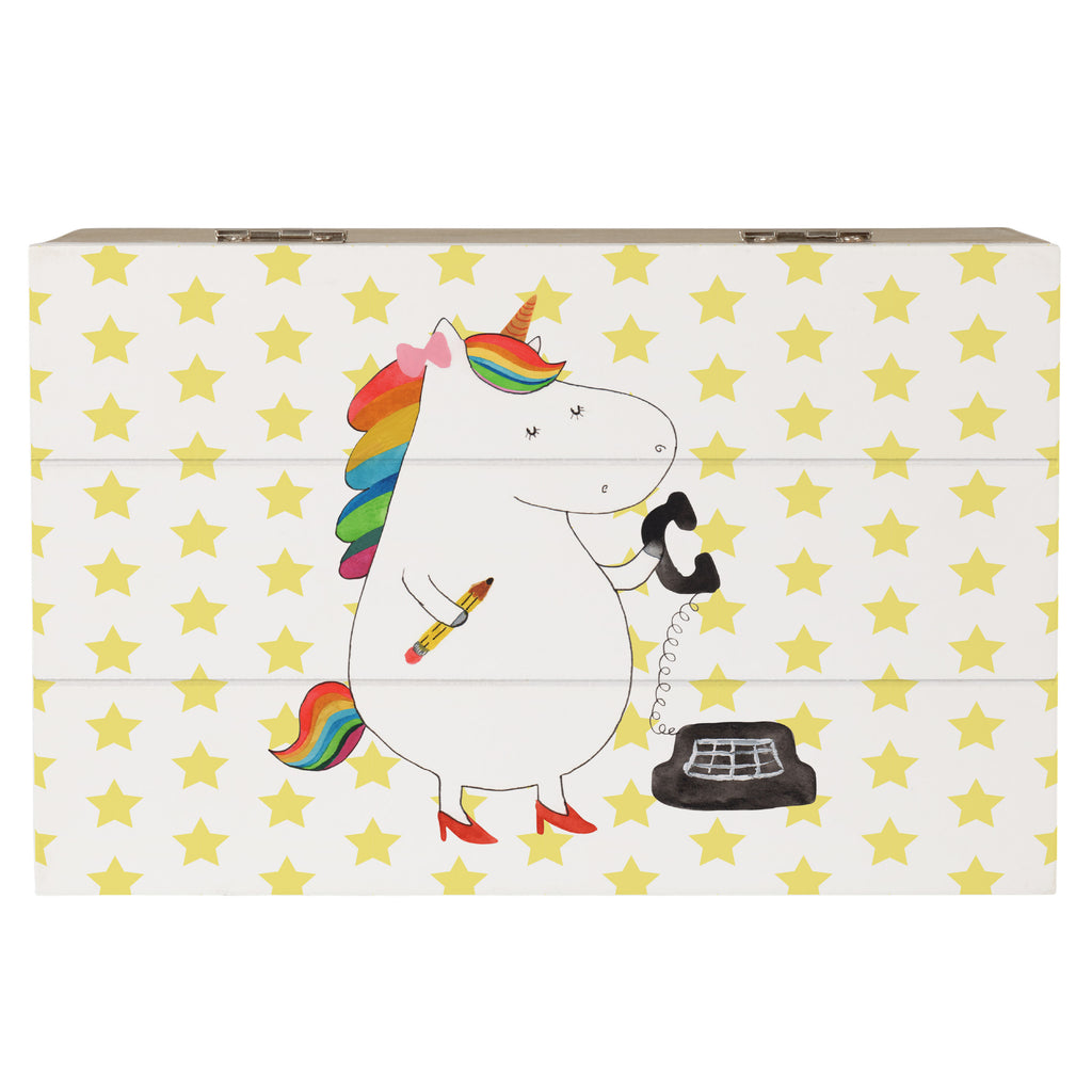 Holzkiste Einhorn Sekretärin Holzkiste, Kiste, Schatzkiste, Truhe, Schatulle, XXL, Erinnerungsbox, Erinnerungskiste, Dekokiste, Aufbewahrungsbox, Einhorn, Einhörner, Einhorn Deko, Pegasus, Unicorn, Sekretärin, Büro, Rechtsanwältin, Rechtsanwaltsgehilfin, Steuerbüro, Steuerkanzlei, Bürokraft, Bürohilfe