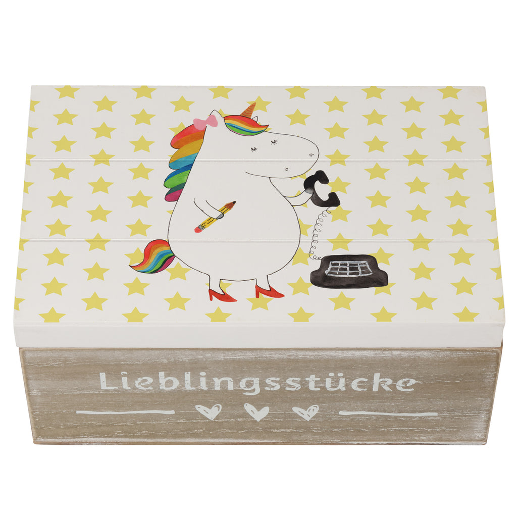 Holzkiste Einhorn Sekretärin Holzkiste, Kiste, Schatzkiste, Truhe, Schatulle, XXL, Erinnerungsbox, Erinnerungskiste, Dekokiste, Aufbewahrungsbox, Einhorn, Einhörner, Einhorn Deko, Pegasus, Unicorn, Sekretärin, Büro, Rechtsanwältin, Rechtsanwaltsgehilfin, Steuerbüro, Steuerkanzlei, Bürokraft, Bürohilfe