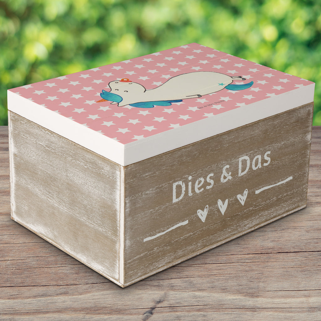 Holzkiste Einhorn Schnullie Holzkiste, Kiste, Schatzkiste, Truhe, Schatulle, XXL, Erinnerungsbox, Erinnerungskiste, Dekokiste, Aufbewahrungsbox, Einhorn, Einhörner, Einhorn Deko, Pegasus, Unicorn, Baby, Kleinkind, Geburt, Geburtstag, Säugling, Schnuller, Geschenk Geburt, Mutter, Mama