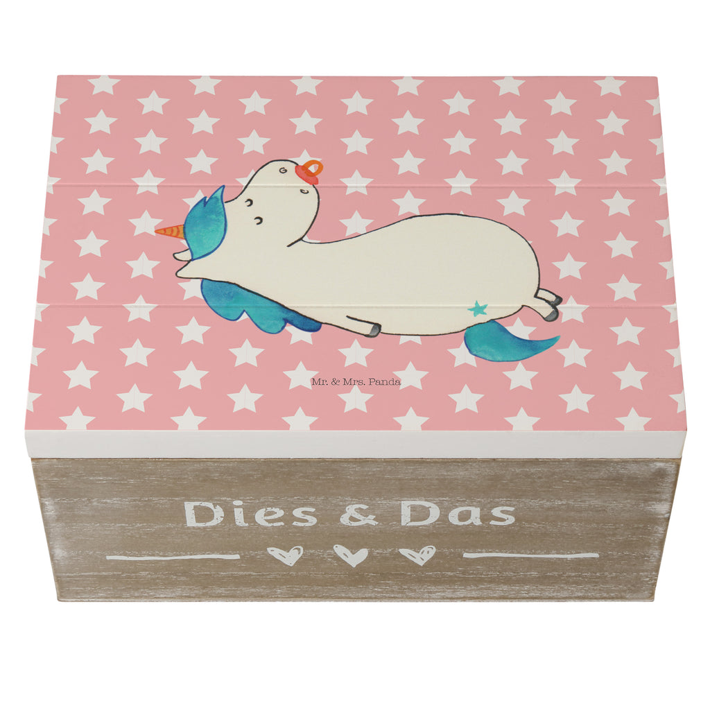 Holzkiste Einhorn Schnullie Holzkiste, Kiste, Schatzkiste, Truhe, Schatulle, XXL, Erinnerungsbox, Erinnerungskiste, Dekokiste, Aufbewahrungsbox, Einhorn, Einhörner, Einhorn Deko, Pegasus, Unicorn, Baby, Kleinkind, Geburt, Geburtstag, Säugling, Schnuller, Geschenk Geburt, Mutter, Mama