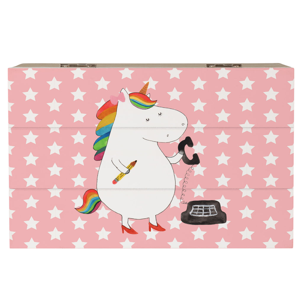 Holzkiste Einhorn Sekretärin Holzkiste, Kiste, Schatzkiste, Truhe, Schatulle, XXL, Erinnerungsbox, Erinnerungskiste, Dekokiste, Aufbewahrungsbox, Einhorn, Einhörner, Einhorn Deko, Pegasus, Unicorn, Sekretärin, Büro, Rechtsanwältin, Rechtsanwaltsgehilfin, Steuerbüro, Steuerkanzlei, Bürokraft, Bürohilfe