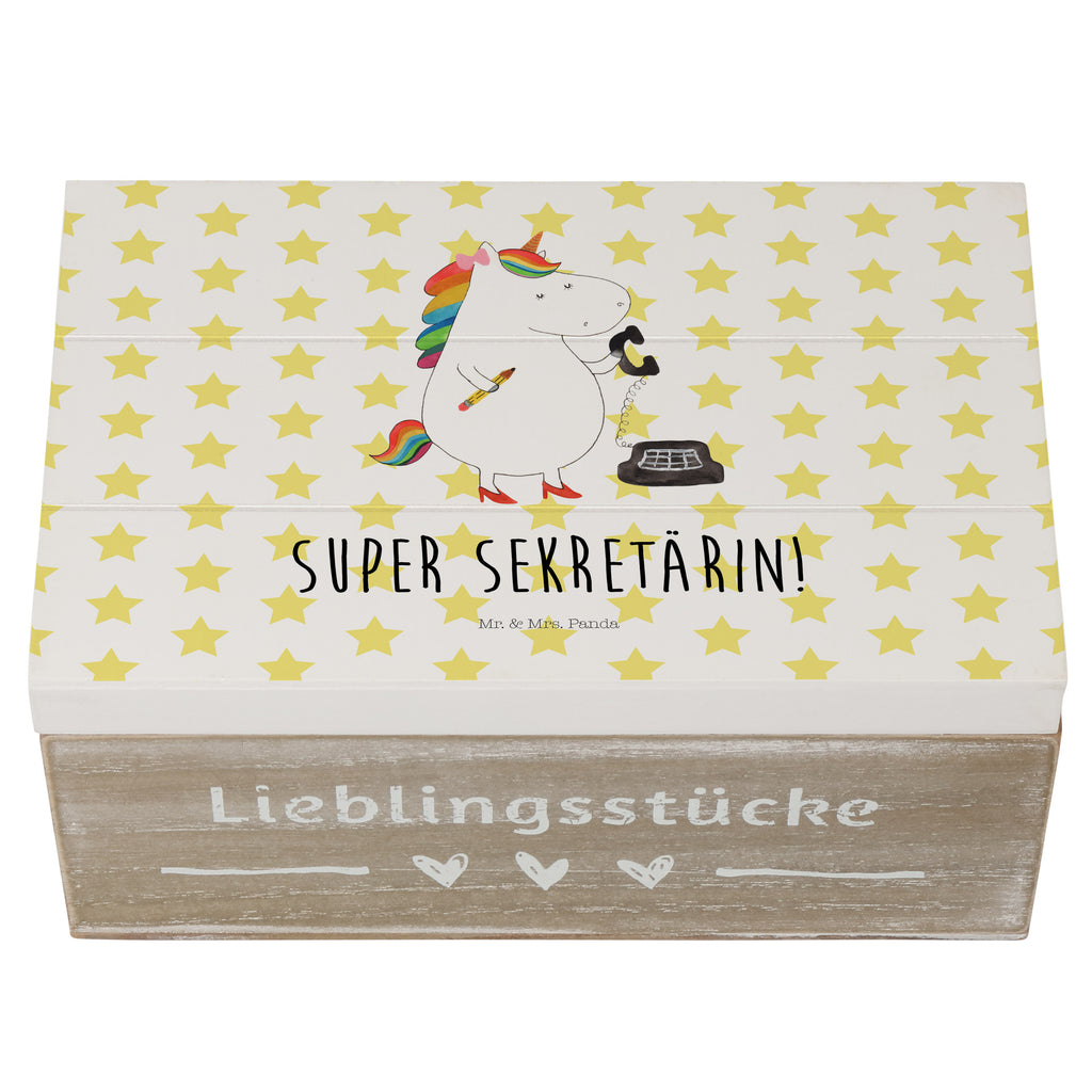 Holzkiste Einhorn Sekretärin Holzkiste, Kiste, Schatzkiste, Truhe, Schatulle, XXL, Erinnerungsbox, Erinnerungskiste, Dekokiste, Aufbewahrungsbox, Einhorn, Einhörner, Einhorn Deko, Pegasus, Unicorn, Sekretärin, Büro, Rechtsanwältin, Rechtsanwaltsgehilfin, Steuerbüro, Steuerkanzlei, Bürokraft, Bürohilfe