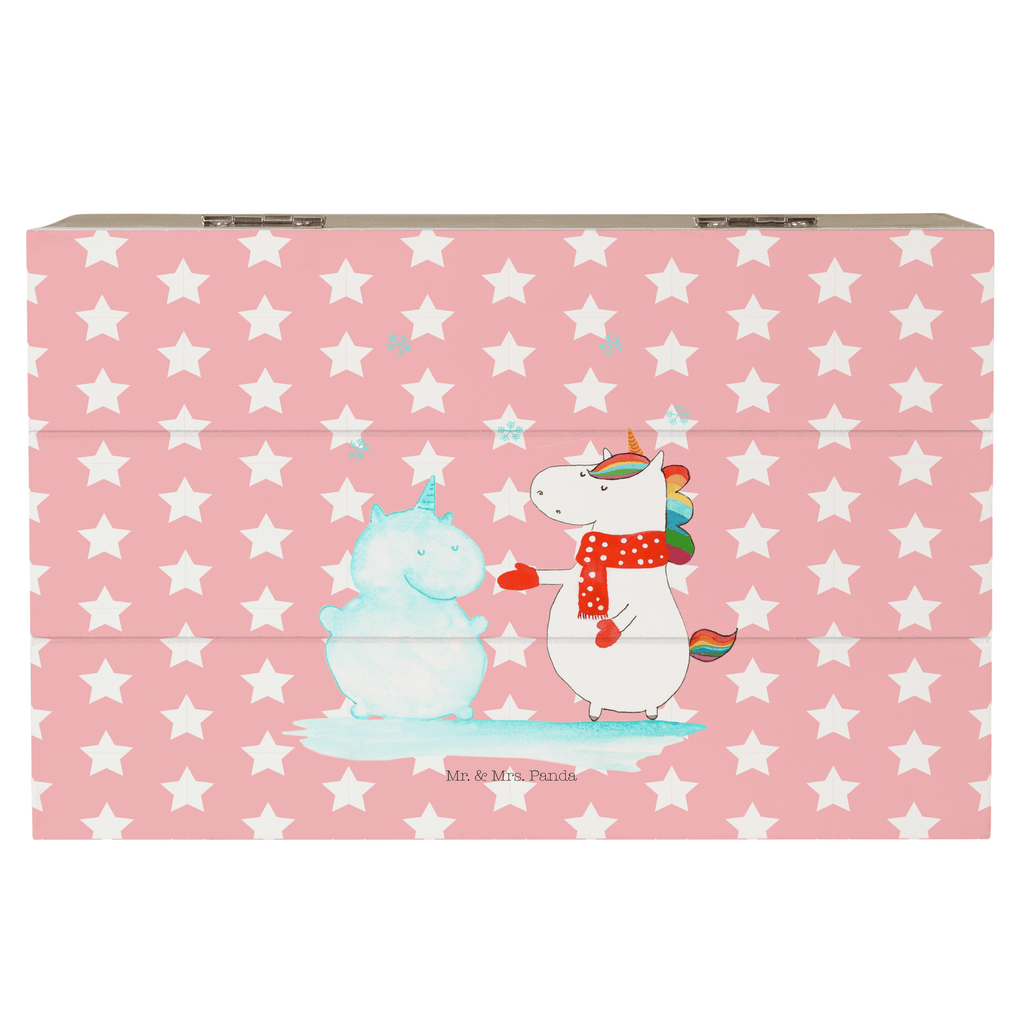 Holzkiste Einhorn Schneemann Holzkiste, Kiste, Schatzkiste, Truhe, Schatulle, XXL, Erinnerungsbox, Erinnerungskiste, Dekokiste, Aufbewahrungsbox, Einhorn, Einhörner, Einhorn Deko, Pegasus, Unicorn, Schneemann, Winter, Schnee, Kuchen, Weihnachten, kalt, Mütze, Handschuhe, X-Mas