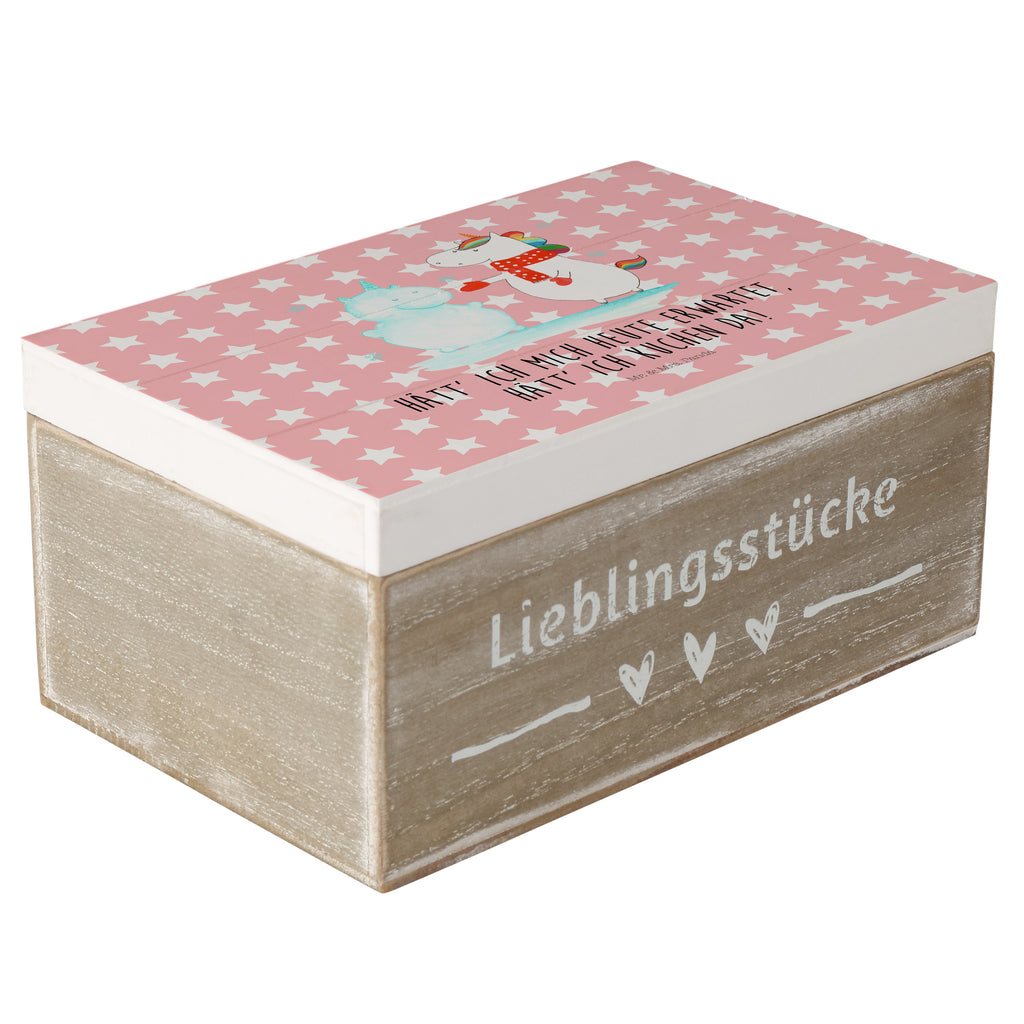 Holzkiste Einhorn Schneemann Holzkiste, Kiste, Schatzkiste, Truhe, Schatulle, XXL, Erinnerungsbox, Erinnerungskiste, Dekokiste, Aufbewahrungsbox, Einhorn, Einhörner, Einhorn Deko, Pegasus, Unicorn, Schneemann, Winter, Schnee, Kuchen, Weihnachten, kalt, Mütze, Handschuhe, X-Mas