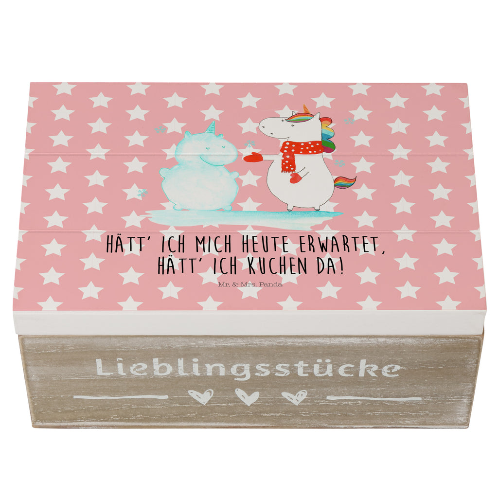 Holzkiste Einhorn Schneemann Holzkiste, Kiste, Schatzkiste, Truhe, Schatulle, XXL, Erinnerungsbox, Erinnerungskiste, Dekokiste, Aufbewahrungsbox, Einhorn, Einhörner, Einhorn Deko, Pegasus, Unicorn, Schneemann, Winter, Schnee, Kuchen, Weihnachten, kalt, Mütze, Handschuhe, X-Mas