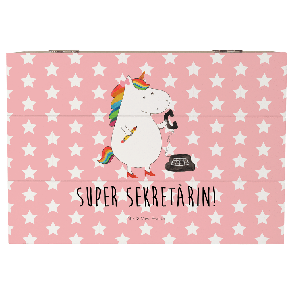 Holzkiste Einhorn Sekretärin Holzkiste, Kiste, Schatzkiste, Truhe, Schatulle, XXL, Erinnerungsbox, Erinnerungskiste, Dekokiste, Aufbewahrungsbox, Einhorn, Einhörner, Einhorn Deko, Pegasus, Unicorn, Sekretärin, Büro, Rechtsanwältin, Rechtsanwaltsgehilfin, Steuerbüro, Steuerkanzlei, Bürokraft, Bürohilfe