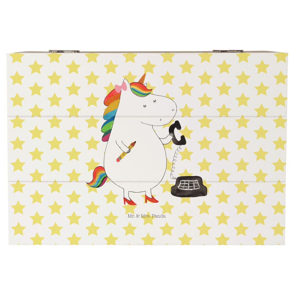 Holzkiste Einhorn Sekretärin Holzkiste, Kiste, Schatzkiste, Truhe, Schatulle, XXL, Erinnerungsbox, Erinnerungskiste, Dekokiste, Aufbewahrungsbox, Einhorn, Einhörner, Einhorn Deko, Pegasus, Unicorn, Sekretärin, Büro, Rechtsanwältin, Rechtsanwaltsgehilfin, Steuerbüro, Steuerkanzlei, Bürokraft, Bürohilfe