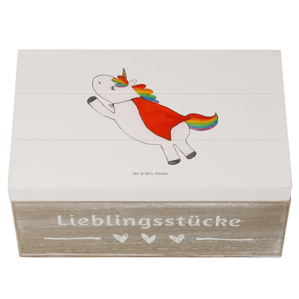 Holzkiste Einhorn Super Holzkiste, Kiste, Schatzkiste, Truhe, Schatulle, XXL, Erinnerungsbox, Erinnerungskiste, Dekokiste, Aufbewahrungsbox, Einhorn, Einhörner, Einhorn Deko, Pegasus, Unicorn, Traummann, Superheld, Held, Freundin, Geschenk, Girl, Mädchen