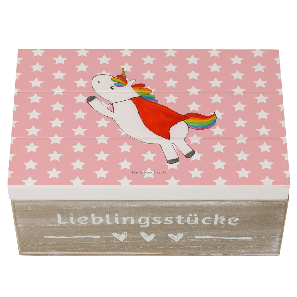 Holzkiste Einhorn Super Holzkiste, Kiste, Schatzkiste, Truhe, Schatulle, XXL, Erinnerungsbox, Erinnerungskiste, Dekokiste, Aufbewahrungsbox, Einhorn, Einhörner, Einhorn Deko, Pegasus, Unicorn, Traummann, Superheld, Held, Freundin, Geschenk, Girl, Mädchen