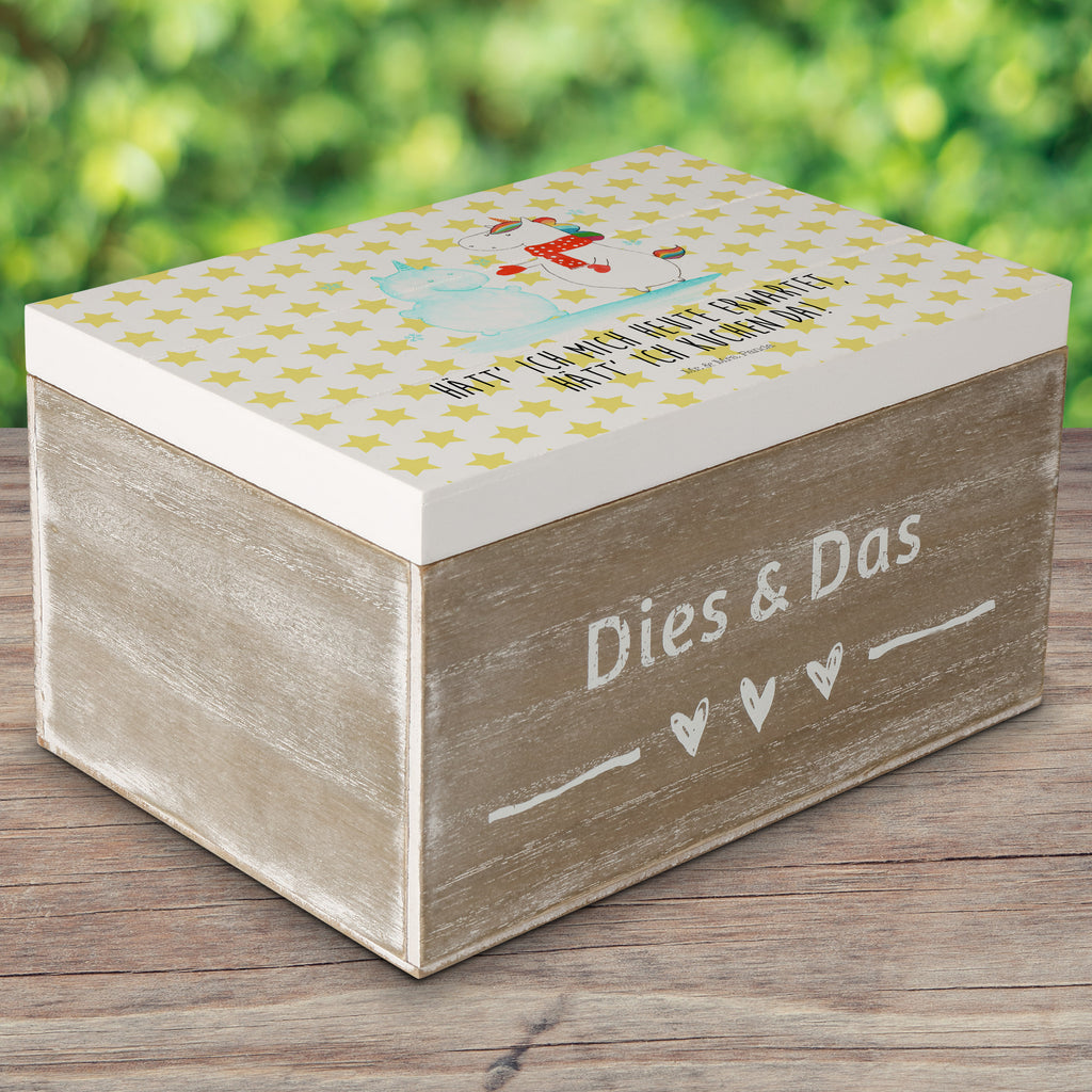 Holzkiste Einhorn Schneemann Holzkiste, Kiste, Schatzkiste, Truhe, Schatulle, XXL, Erinnerungsbox, Erinnerungskiste, Dekokiste, Aufbewahrungsbox, Einhorn, Einhörner, Einhorn Deko, Pegasus, Unicorn, Schneemann, Winter, Schnee, Kuchen, Weihnachten, kalt, Mütze, Handschuhe, X-Mas