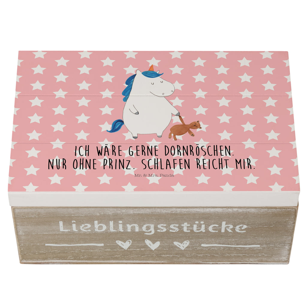Holzkiste Einhorn Teddy Holzkiste, Kiste, Schatzkiste, Truhe, Schatulle, XXL, Erinnerungsbox, Erinnerungskiste, Dekokiste, Aufbewahrungsbox, Einhorn, Einhörner, Einhorn Deko, Pegasus, Unicorn, schlafen, gute Nacht, Single, Bett, Träumen, Freundin, Singleleben