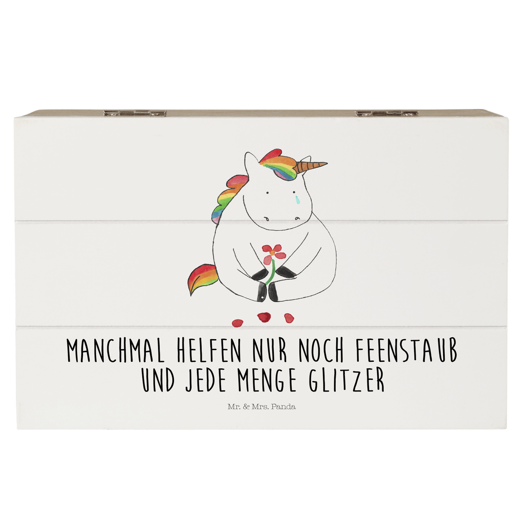 Holzkiste Einhorn Traurig Holzkiste, Kiste, Schatzkiste, Truhe, Schatulle, XXL, Erinnerungsbox, Erinnerungskiste, Dekokiste, Aufbewahrungsbox, Einhorn, Einhörner, Einhorn Deko, Pegasus, Unicorn, Glitzer, Trösten. Freundschaft, Freunde, Liebe, Trauer, Grußkarte, Blume