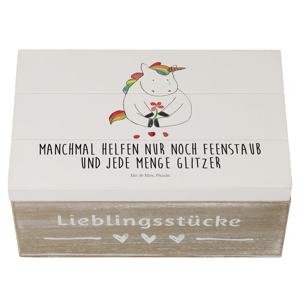 Holzkiste Einhorn Traurig Holzkiste, Kiste, Schatzkiste, Truhe, Schatulle, XXL, Erinnerungsbox, Erinnerungskiste, Dekokiste, Aufbewahrungsbox, Einhorn, Einhörner, Einhorn Deko, Pegasus, Unicorn, Glitzer, Trösten. Freundschaft, Freunde, Liebe, Trauer, Grußkarte, Blume