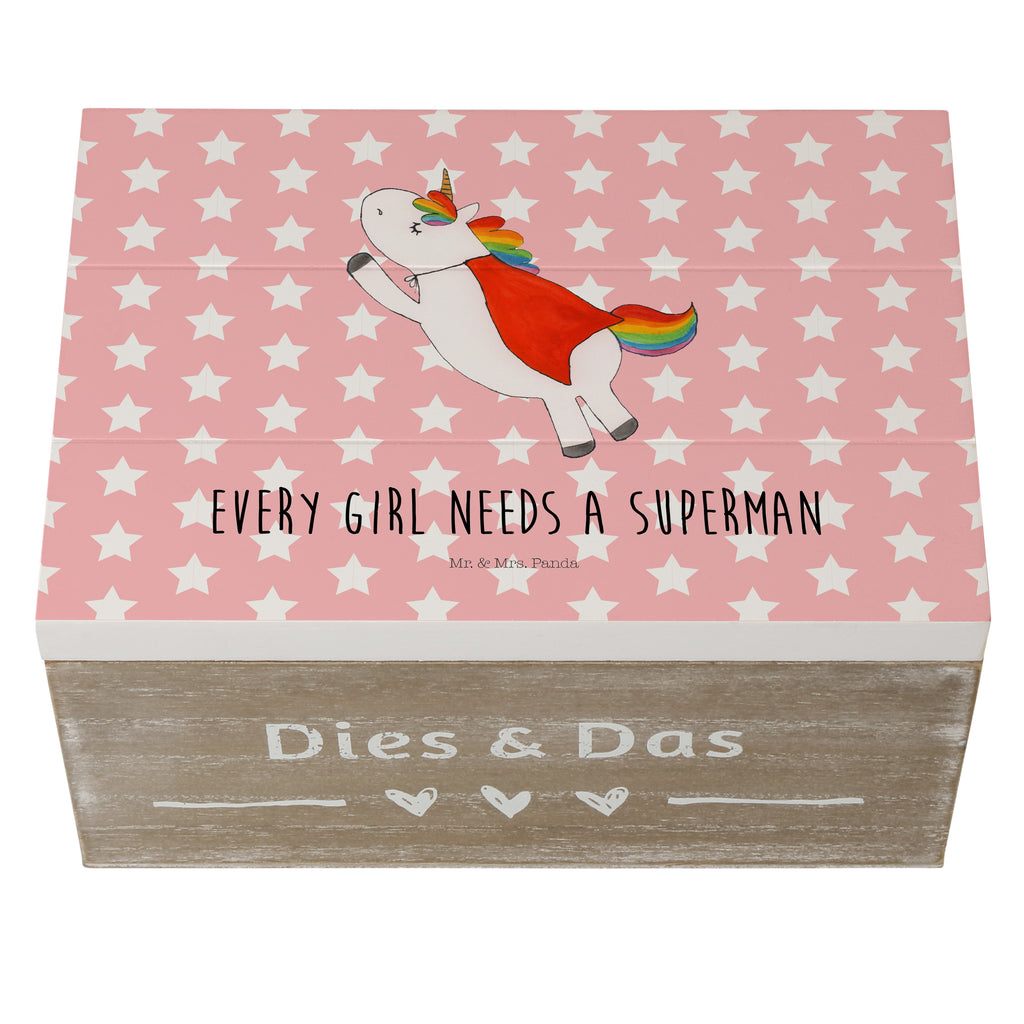 Holzkiste Einhorn Super Holzkiste, Kiste, Schatzkiste, Truhe, Schatulle, XXL, Erinnerungsbox, Erinnerungskiste, Dekokiste, Aufbewahrungsbox, Einhorn, Einhörner, Einhorn Deko, Pegasus, Unicorn, Traummann, Superheld, Held, Freundin, Geschenk, Girl, Mädchen