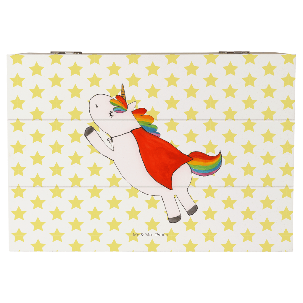 Holzkiste Einhorn Super Holzkiste, Kiste, Schatzkiste, Truhe, Schatulle, XXL, Erinnerungsbox, Erinnerungskiste, Dekokiste, Aufbewahrungsbox, Einhorn, Einhörner, Einhorn Deko, Pegasus, Unicorn, Traummann, Superheld, Held, Freundin, Geschenk, Girl, Mädchen