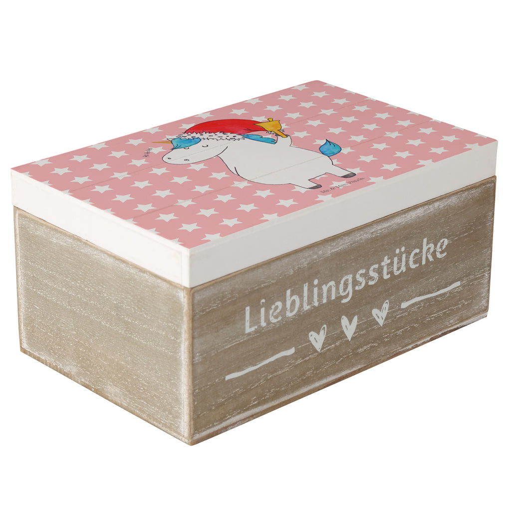 Holzkiste Einhorn Weihnachtsmann Holzkiste, Kiste, Schatzkiste, Truhe, Schatulle, XXL, Erinnerungsbox, Erinnerungskiste, Dekokiste, Aufbewahrungsbox, Einhorn, Einhörner, Einhorn Deko, Pegasus, Unicorn, Gin, Schokolade, Schoki, Weihnachten, Weihnachtsmann, Nikolaus, Wunschzettel, Wunschliste, Feenstaub