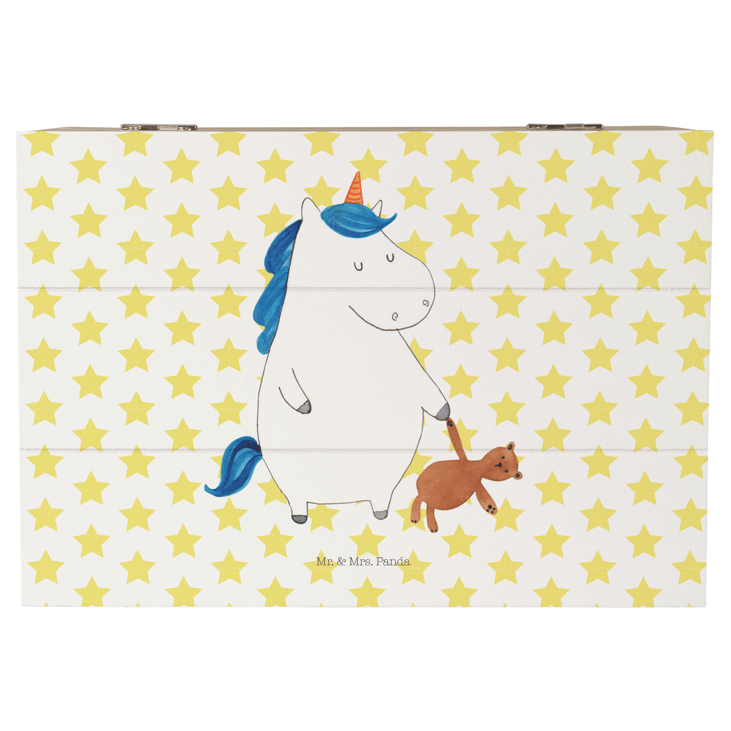 Holzkiste Einhorn Teddy Holzkiste, Kiste, Schatzkiste, Truhe, Schatulle, XXL, Erinnerungsbox, Erinnerungskiste, Dekokiste, Aufbewahrungsbox, Einhorn, Einhörner, Einhorn Deko, Pegasus, Unicorn, schlafen, gute Nacht, Single, Bett, Träumen, Freundin, Singleleben