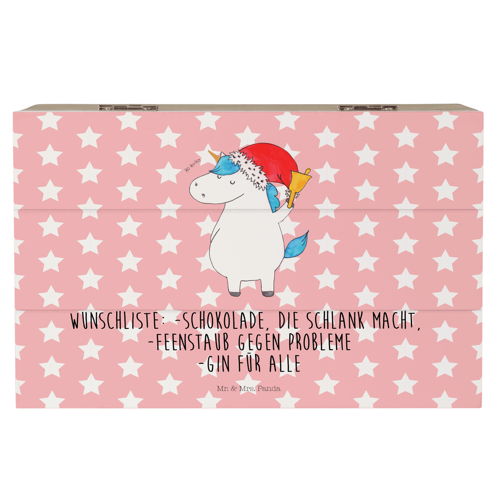 Holzkiste Einhorn Weihnachtsmann Holzkiste, Kiste, Schatzkiste, Truhe, Schatulle, XXL, Erinnerungsbox, Erinnerungskiste, Dekokiste, Aufbewahrungsbox, Einhorn, Einhörner, Einhorn Deko, Pegasus, Unicorn, Gin, Schokolade, Schoki, Weihnachten, Weihnachtsmann, Nikolaus, Wunschzettel, Wunschliste, Feenstaub