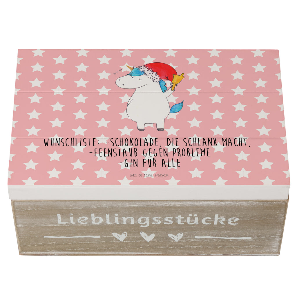 Holzkiste Einhorn Weihnachtsmann Holzkiste, Kiste, Schatzkiste, Truhe, Schatulle, XXL, Erinnerungsbox, Erinnerungskiste, Dekokiste, Aufbewahrungsbox, Einhorn, Einhörner, Einhorn Deko, Pegasus, Unicorn, Gin, Schokolade, Schoki, Weihnachten, Weihnachtsmann, Nikolaus, Wunschzettel, Wunschliste, Feenstaub