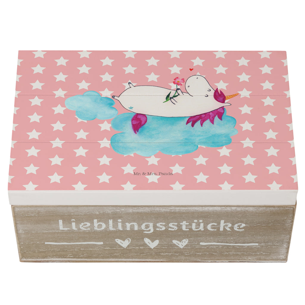 Holzkiste Einhorn verliebt auf Wolke Holzkiste, Kiste, Schatzkiste, Truhe, Schatulle, XXL, Erinnerungsbox, Erinnerungskiste, Dekokiste, Aufbewahrungsbox, Einhorn, Einhörner, Einhorn Deko, Pegasus, Unicorn, verliebt, Liebe, Liebesbeweis, Freundin, Wolke