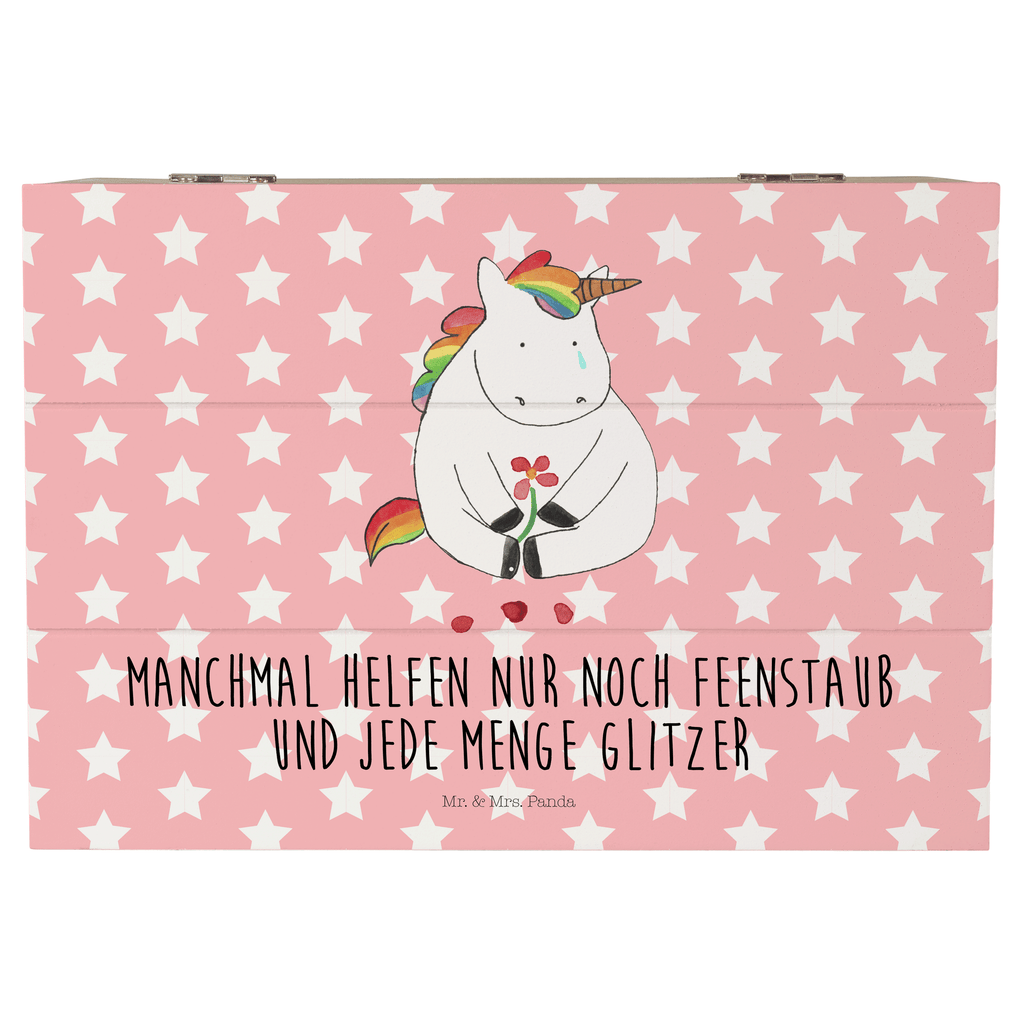 Holzkiste Einhorn Traurig Holzkiste, Kiste, Schatzkiste, Truhe, Schatulle, XXL, Erinnerungsbox, Erinnerungskiste, Dekokiste, Aufbewahrungsbox, Einhorn, Einhörner, Einhorn Deko, Pegasus, Unicorn, Glitzer, Trösten. Freundschaft, Freunde, Liebe, Trauer, Grußkarte, Blume