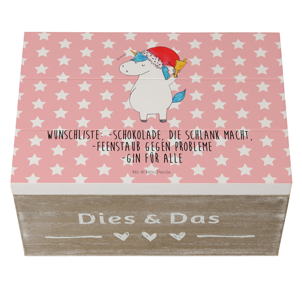 Holzkiste Einhorn Weihnachtsmann Holzkiste, Kiste, Schatzkiste, Truhe, Schatulle, XXL, Erinnerungsbox, Erinnerungskiste, Dekokiste, Aufbewahrungsbox, Einhorn, Einhörner, Einhorn Deko, Pegasus, Unicorn, Gin, Schokolade, Schoki, Weihnachten, Weihnachtsmann, Nikolaus, Wunschzettel, Wunschliste, Feenstaub
