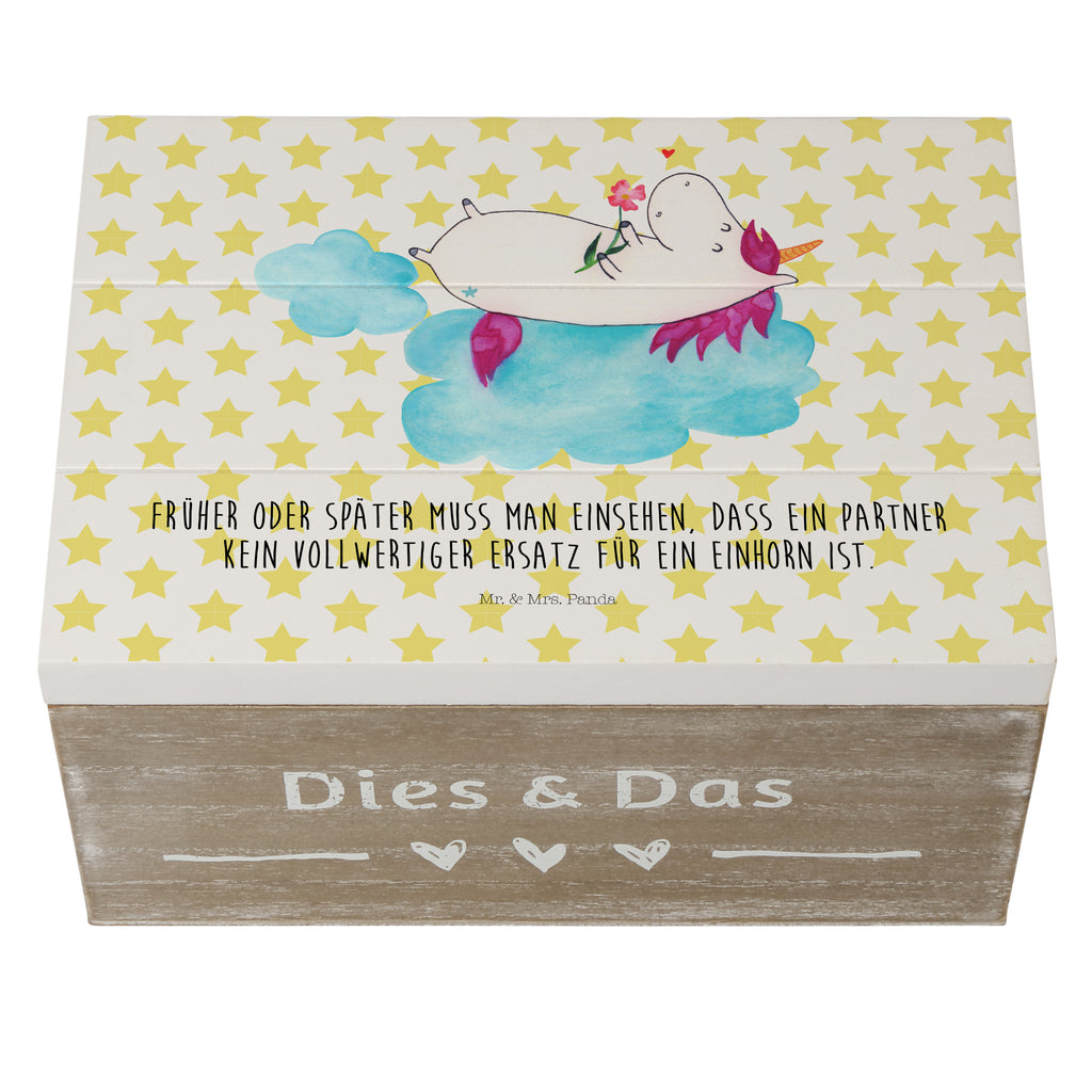 Holzkiste Einhorn verliebt auf Wolke Holzkiste, Kiste, Schatzkiste, Truhe, Schatulle, XXL, Erinnerungsbox, Erinnerungskiste, Dekokiste, Aufbewahrungsbox, Einhorn, Einhörner, Einhorn Deko, Pegasus, Unicorn, verliebt, Liebe, Liebesbeweis, Freundin, Wolke