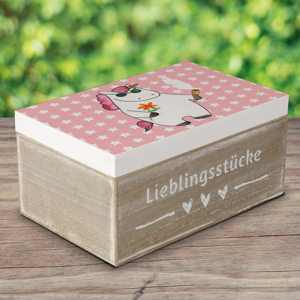 Holzkiste Einhorn Woodstock Holzkiste, Kiste, Schatzkiste, Truhe, Schatulle, XXL, Erinnerungsbox, Erinnerungskiste, Dekokiste, Aufbewahrungsbox, Einhorn, Einhörner, Einhorn Deko, Pegasus, Unicorn, Kiffen, Joint, Zigarette, Alkohol, Party, Spaß. lustig, witzig, Woodstock