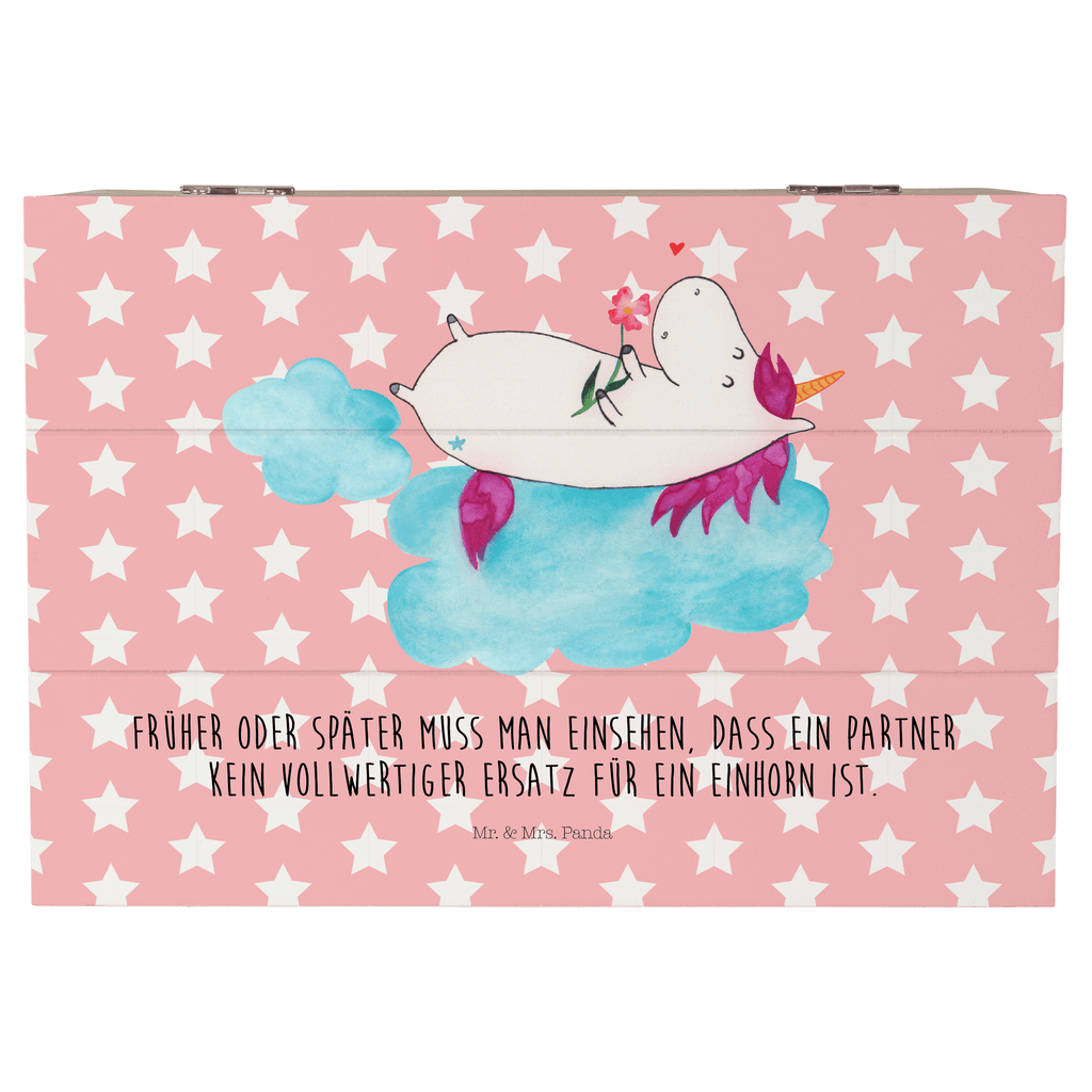 Holzkiste Einhorn verliebt auf Wolke Holzkiste, Kiste, Schatzkiste, Truhe, Schatulle, XXL, Erinnerungsbox, Erinnerungskiste, Dekokiste, Aufbewahrungsbox, Einhorn, Einhörner, Einhorn Deko, Pegasus, Unicorn, verliebt, Liebe, Liebesbeweis, Freundin, Wolke