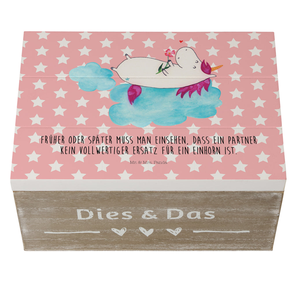 Holzkiste Einhorn verliebt auf Wolke Holzkiste, Kiste, Schatzkiste, Truhe, Schatulle, XXL, Erinnerungsbox, Erinnerungskiste, Dekokiste, Aufbewahrungsbox, Einhorn, Einhörner, Einhorn Deko, Pegasus, Unicorn, verliebt, Liebe, Liebesbeweis, Freundin, Wolke