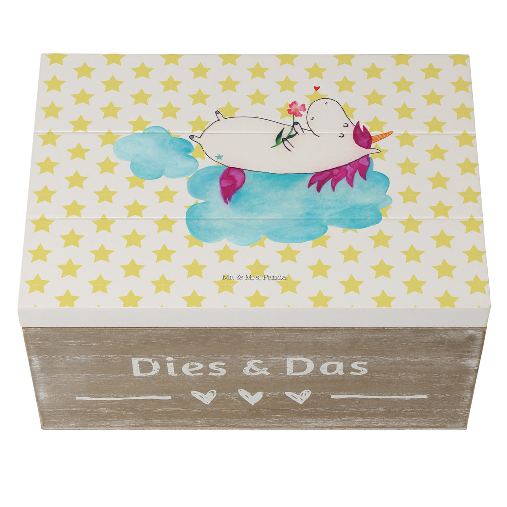 Holzkiste Einhorn verliebt auf Wolke Holzkiste, Kiste, Schatzkiste, Truhe, Schatulle, XXL, Erinnerungsbox, Erinnerungskiste, Dekokiste, Aufbewahrungsbox, Einhorn, Einhörner, Einhorn Deko, Pegasus, Unicorn, verliebt, Liebe, Liebesbeweis, Freundin, Wolke