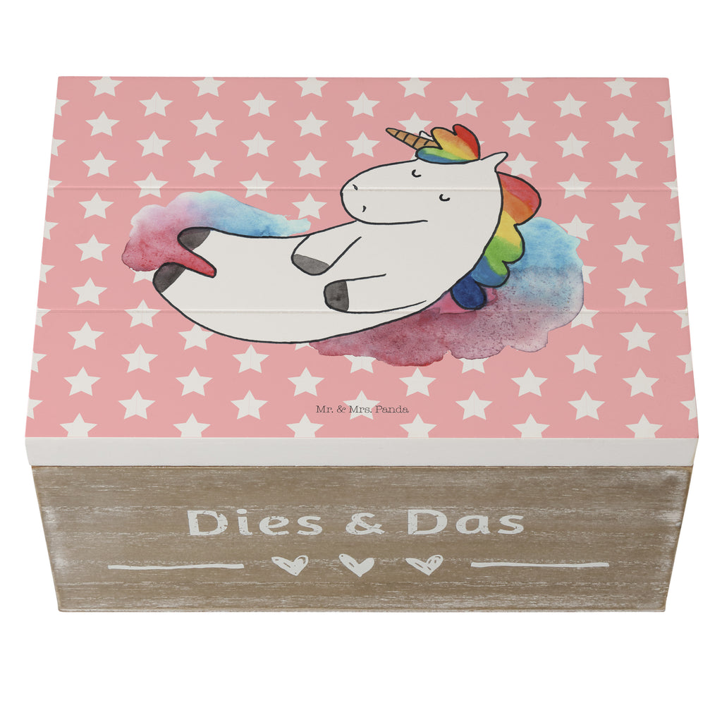 Holzkiste Einhorn Wolke 7 Holzkiste, Kiste, Schatzkiste, Truhe, Schatulle, XXL, Erinnerungsbox, Erinnerungskiste, Dekokiste, Aufbewahrungsbox, Einhorn, Einhörner, Einhorn Deko, Pegasus, Unicorn, verliebt, Menschen, witzig, lustig, Geschenk, Glaube, Realität, Lächeln
