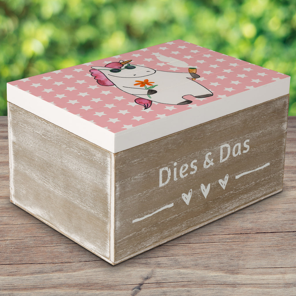 Holzkiste Einhorn Woodstock Holzkiste, Kiste, Schatzkiste, Truhe, Schatulle, XXL, Erinnerungsbox, Erinnerungskiste, Dekokiste, Aufbewahrungsbox, Einhorn, Einhörner, Einhorn Deko, Pegasus, Unicorn, Kiffen, Joint, Zigarette, Alkohol, Party, Spaß. lustig, witzig, Woodstock