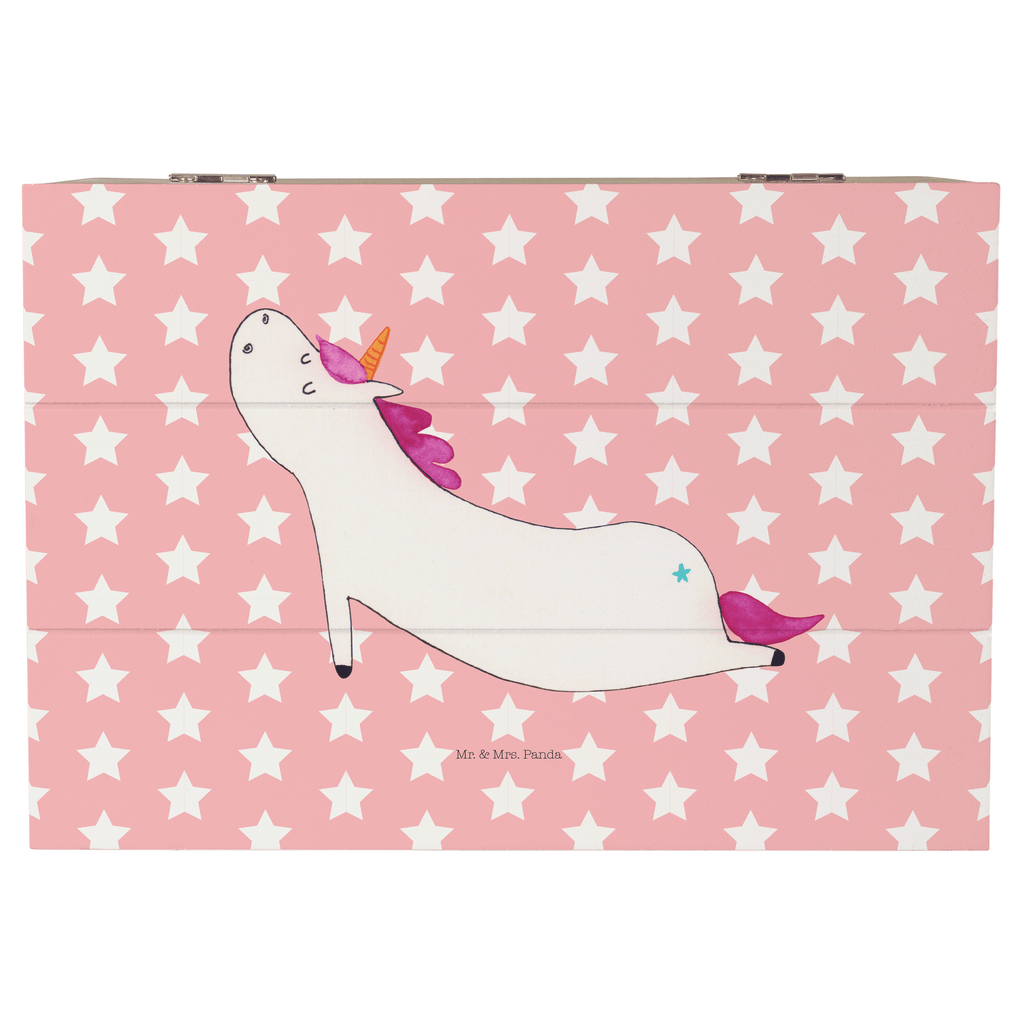 Holzkiste Einhorn Yoga Holzkiste, Kiste, Schatzkiste, Truhe, Schatulle, XXL, Erinnerungsbox, Erinnerungskiste, Dekokiste, Aufbewahrungsbox, Einhorn, Einhörner, Einhorn Deko, Pegasus, Unicorn, Yoga, Namaste, Achtsamkeit, Entspannung, Joga, Yogamatte, Sport, lustig, witzig, süß