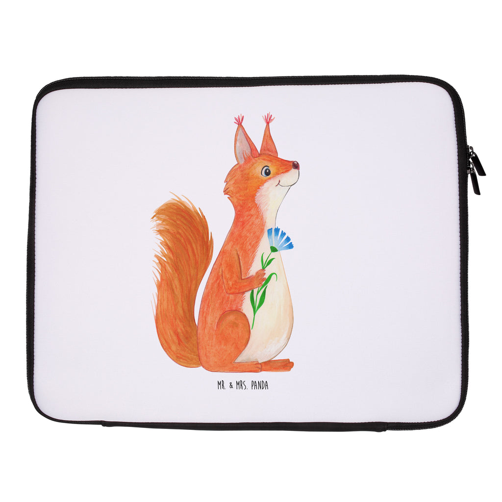 20 x 28 Notebook Tasche  Eichhörnchen Blume