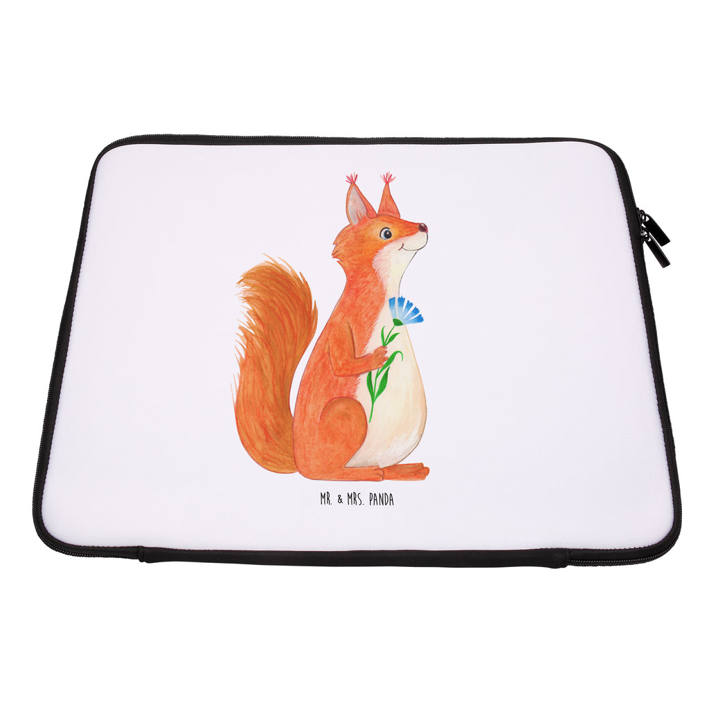 20 x 28 Notebook Tasche  Eichhörnchen Blume