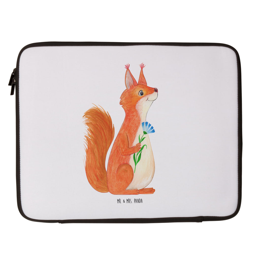 20 x 28 Notebook Tasche  Eichhörnchen Blume